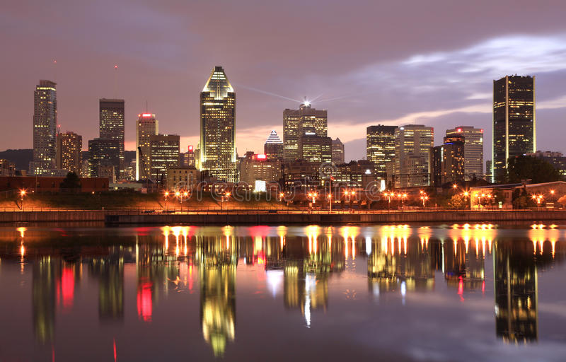 montreal-skyline-dusk-quebec-canada-reflections-lachine-canal-61730443